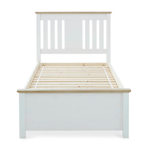 Chester - White Wooden Storage Bed Frame - Bickfords