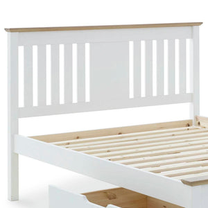 Chester - White Wooden Storage Bed Frame - Bickfords