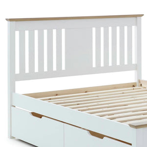 Chester - White Wooden Storage Bed Frame - Bickfords