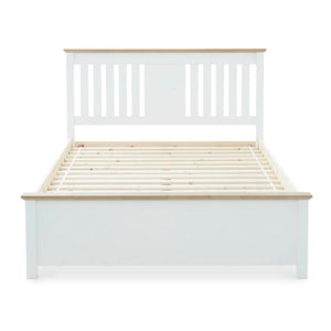 Chester - White Wooden Storage Bed Frame - Bickfords