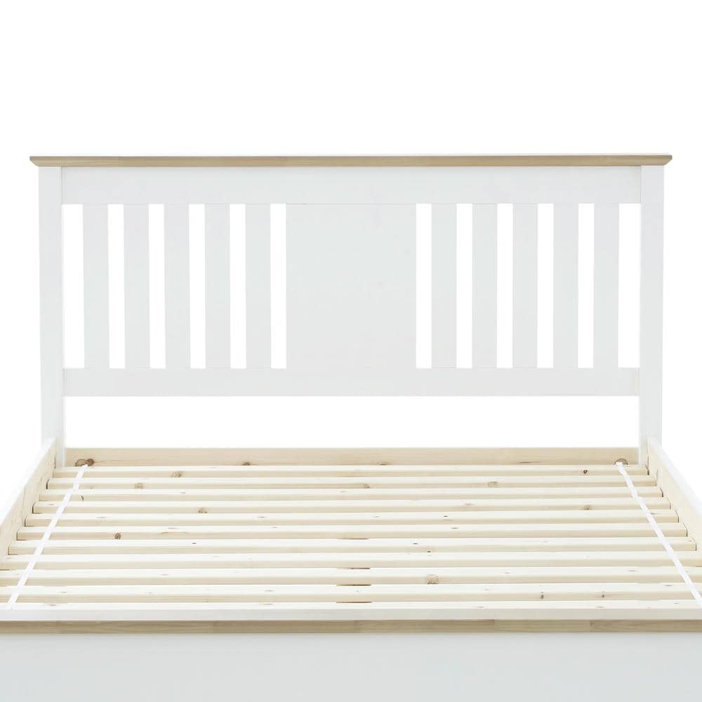 Chester - White Wooden Storage Bed Frame - Bickfords