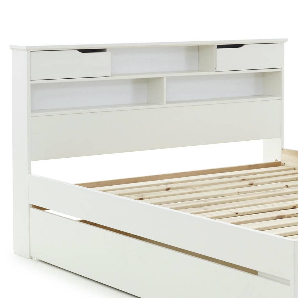 Fabio - Wooden Bookcase Storage Bed - Bickfords