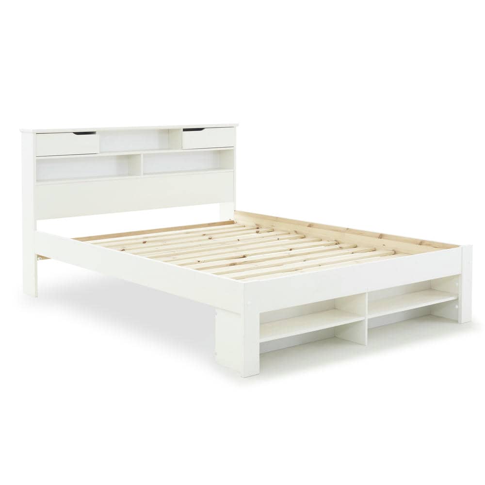 Fabio - Wooden Bookcase Storage Bed - Bickfords