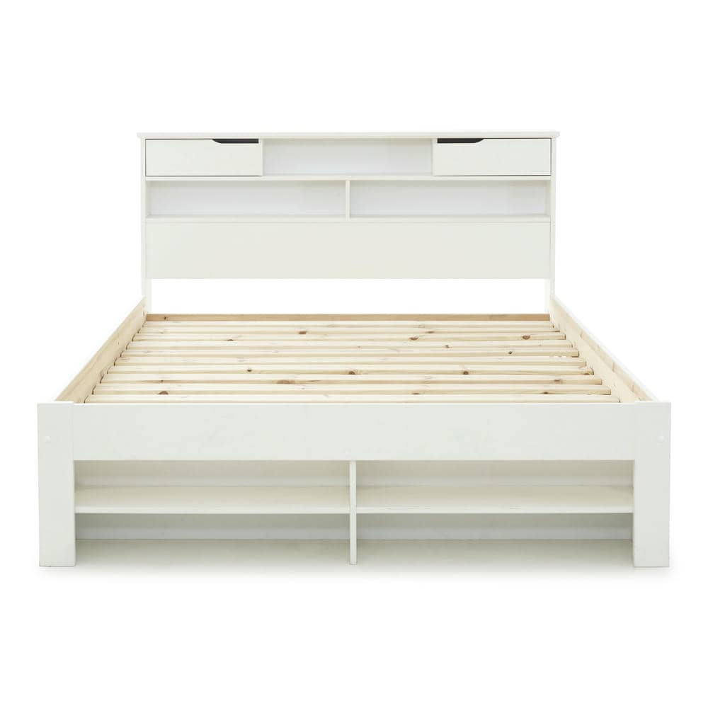 Fabio - Wooden Bookcase Storage Bed - Bickfords