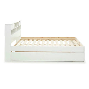 Fabio - Wooden Bookcase Storage Bed - Bickfords