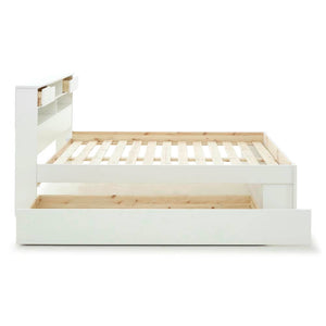 Fabio - Wooden Bookcase Storage Bed - Bickfords