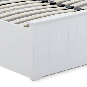 Grayson - White Wooden Ottoman Bed Frame - Bickfords