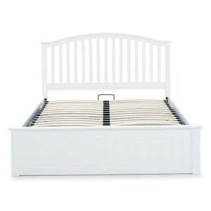 Grayson - White Wooden Ottoman Bed Frame - Bickfords