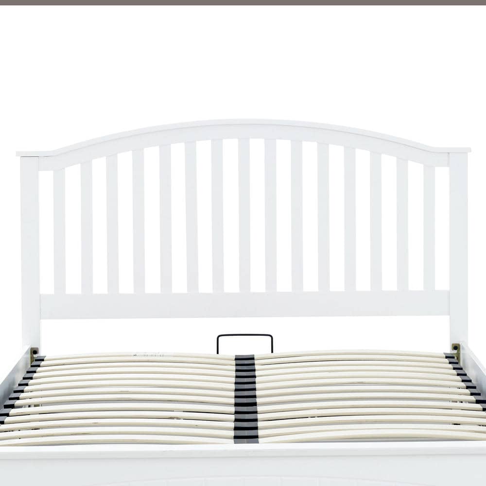 Grayson - White Wooden Ottoman Bed Frame - Bickfords