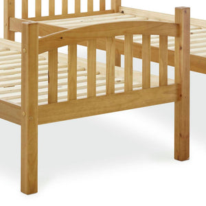 Mya - Wooden Pine Single Bunk Bed Frame - Bickfords