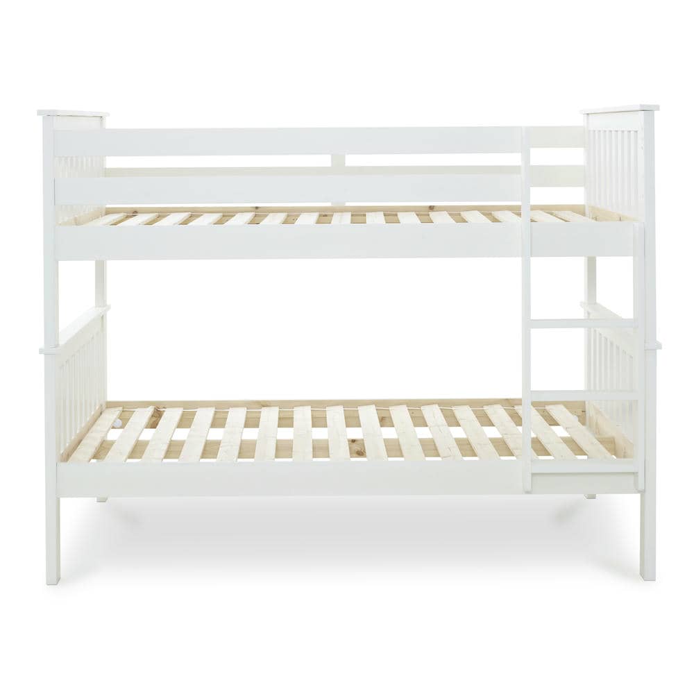 Oslo - White Quadruple Bunk Bed Frame - Bickfords