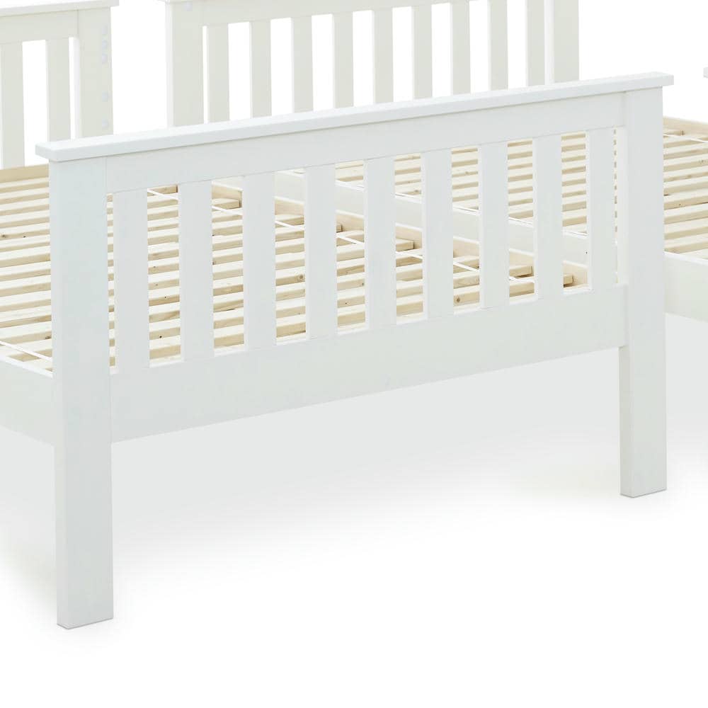 Oslo - White Quadruple Bunk Bed Frame - Bickfords