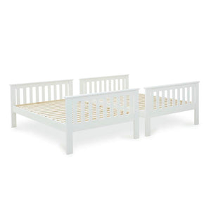 Oslo - White Quadruple Bunk Bed Frame - Bickfords