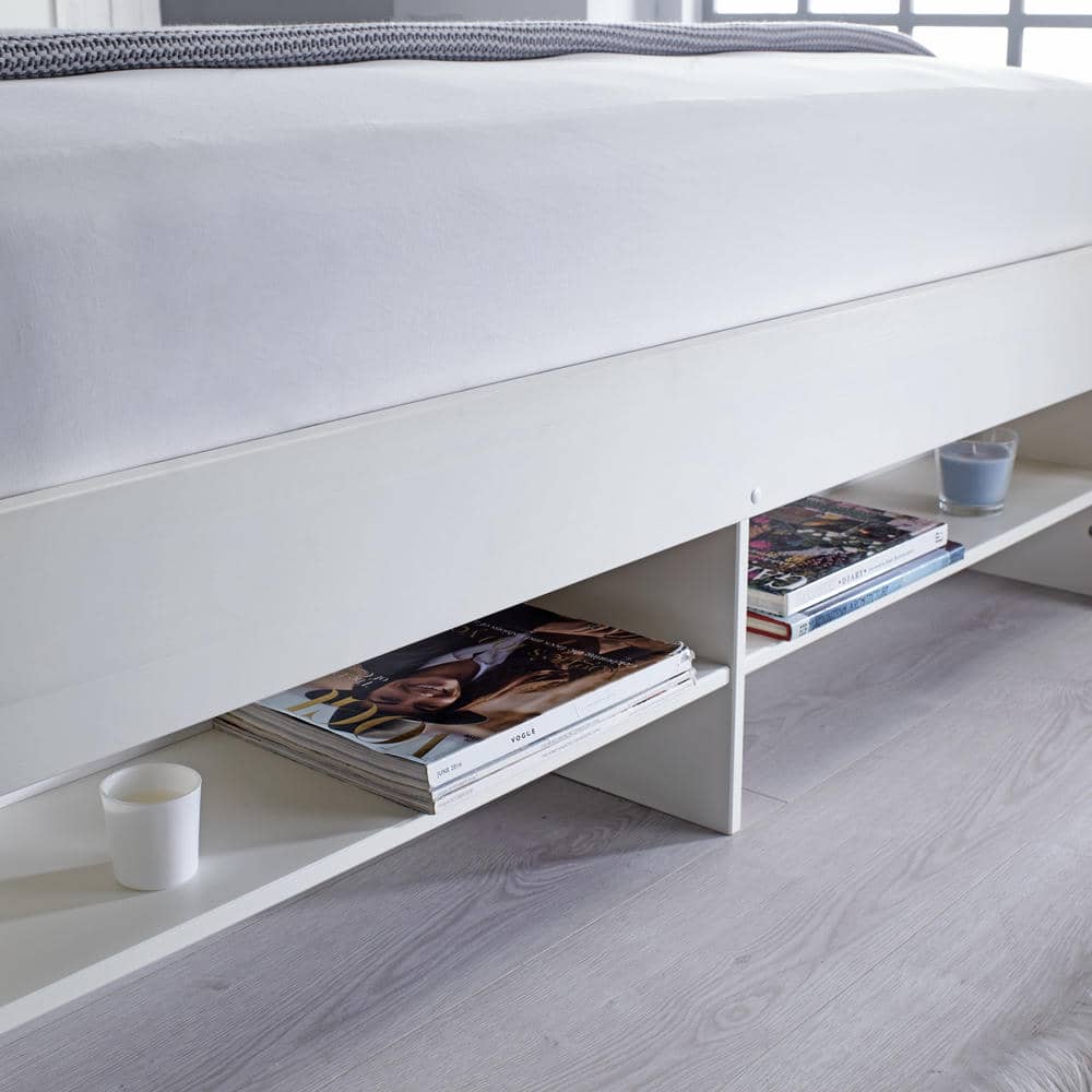 Fabio - Wooden Bookcase Storage Bed - Bickfords