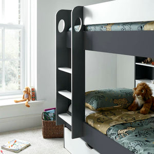 Oliver - Kids Storage Bunk Bed Frame - Bickfords