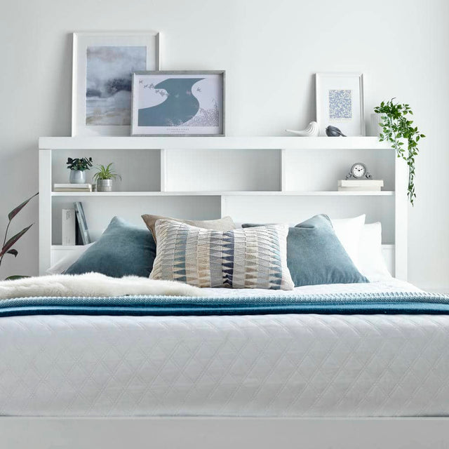 Arizona - White Wooden Ottoman Storage Bed - Bickfords