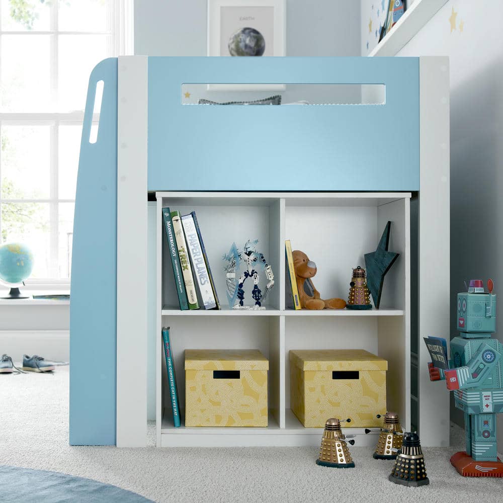 Lacy - Kids Storage Mid Sleeper Bed - Bickfords