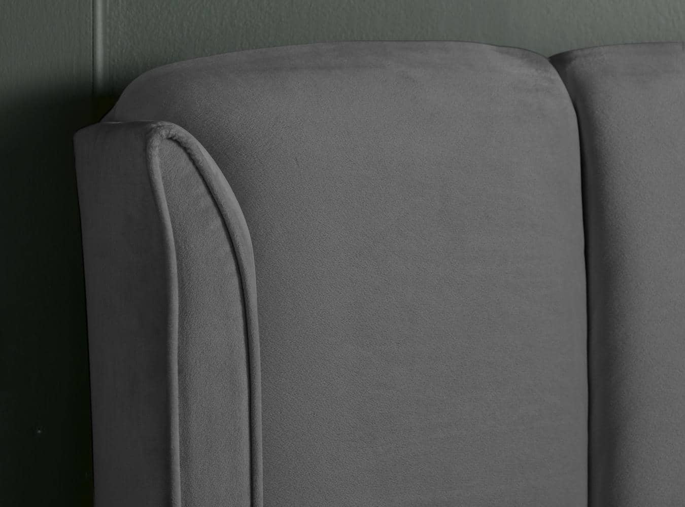 Aurora -  Upholstered Velvet Ottoman Bed - Bickfords