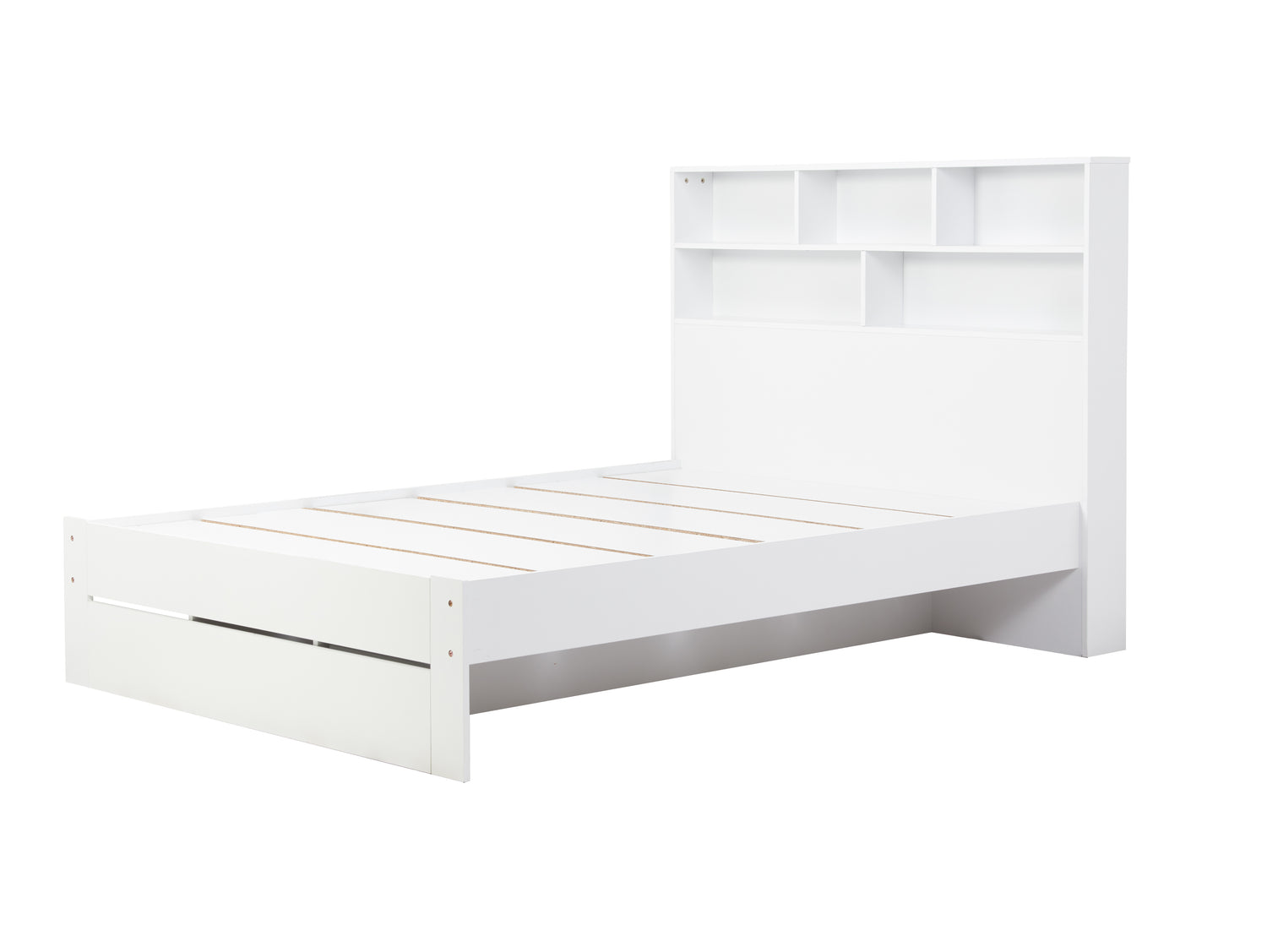 Alfie - White Wooden Storage Bed Frame - Bickfords