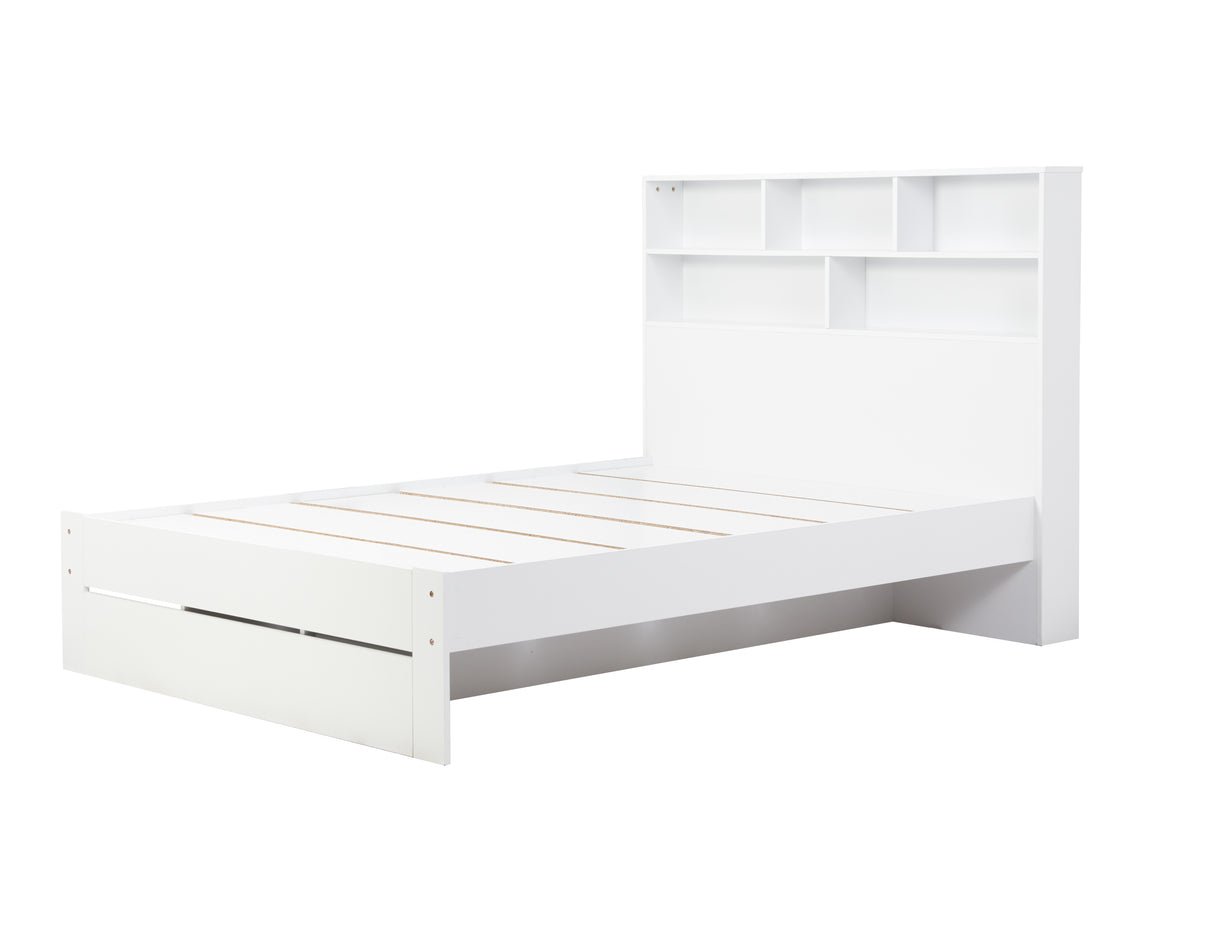 Alfie - White Wooden Storage Bed Frame - Bickfords