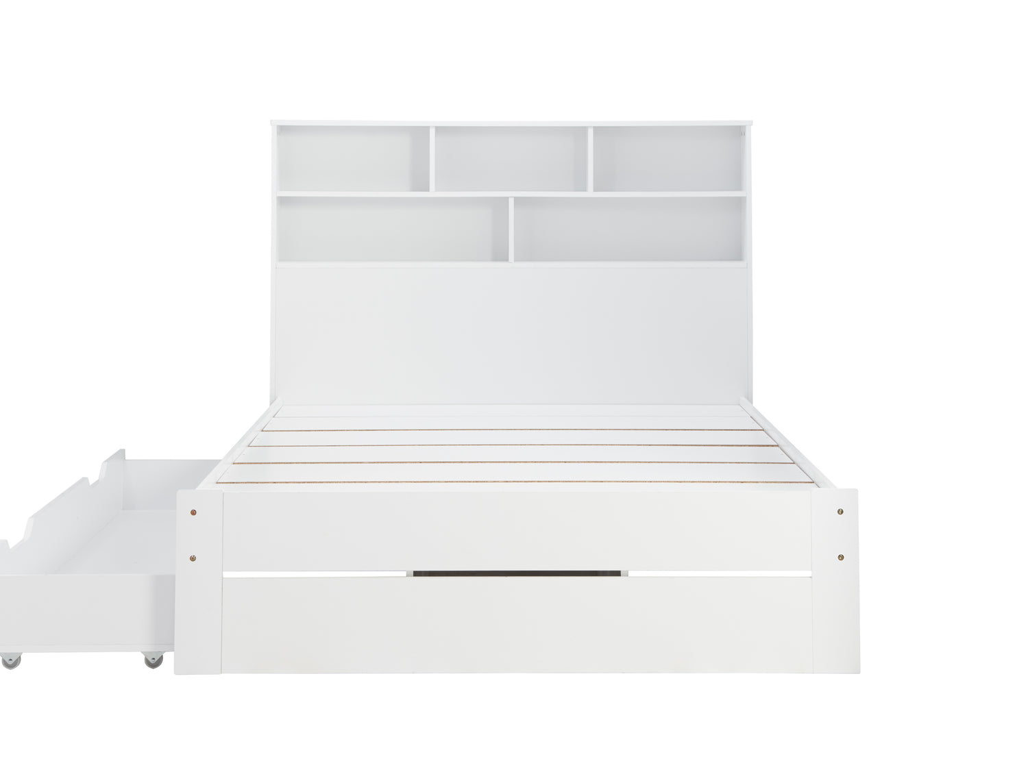 Alfie - White Wooden Storage Bed Frame - Bickfords