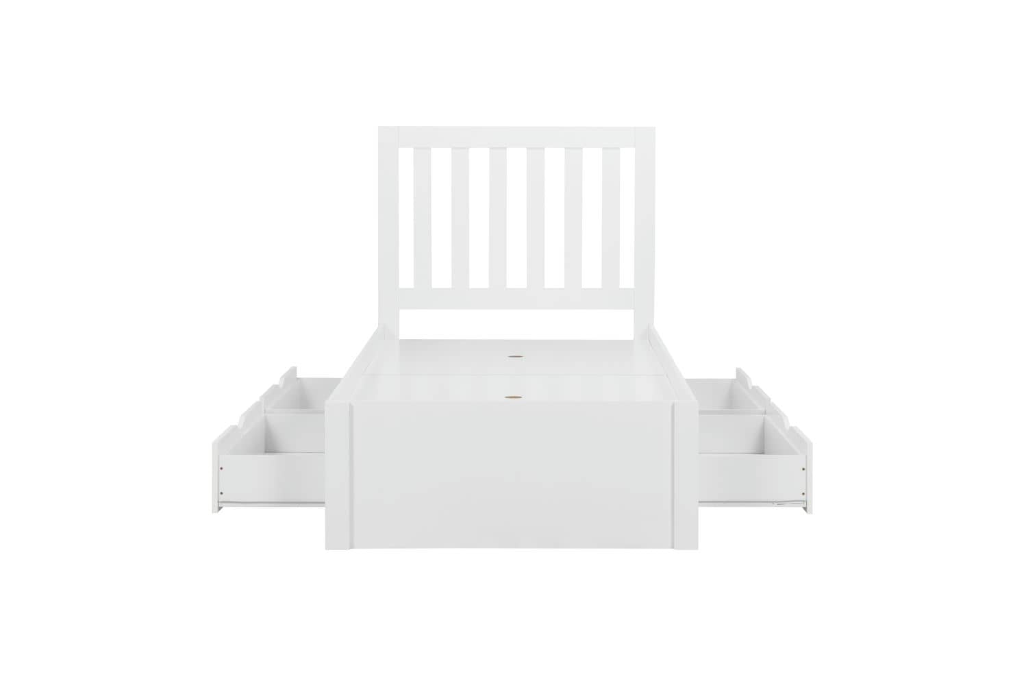 Appleby - White Wooden - Single Bed - Bickfords