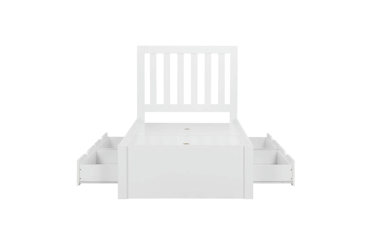 Appleby - White Wooden - Single Bed - Bickfords