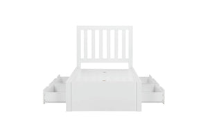 Appleby - White Wooden - Single Bed - Bickfords