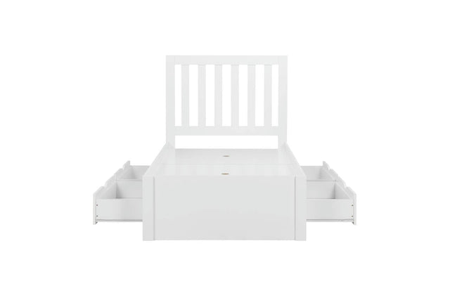 Appleby - White Wooden - Single Bed - Bickfords