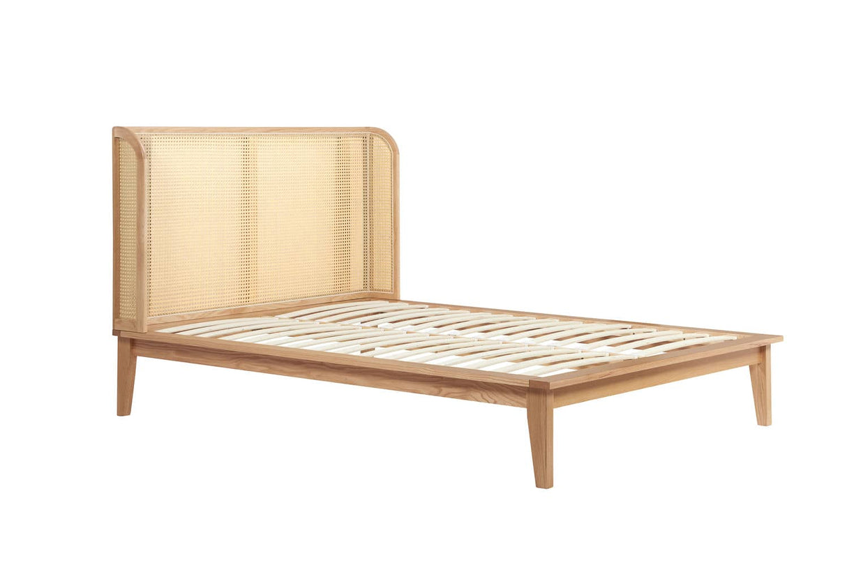 Astrid - Double Rattan Bed - Wooden Bed - Bickfords