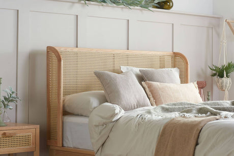 Astrid - Double Rattan Bed - Wooden Bed - Bickfords