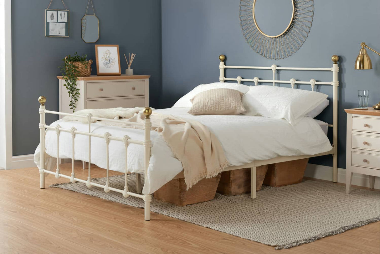 Atlas - Traditional Metal Bed Frame - Bickfords