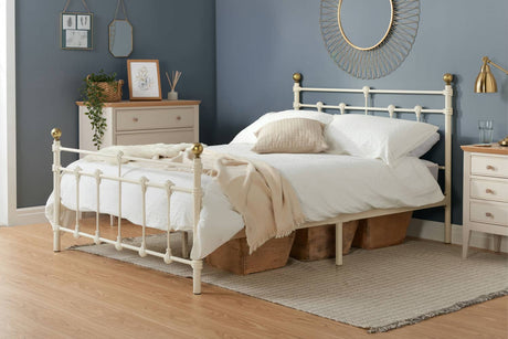 Atlas - Traditional Metal Bed Frame - Bickfords