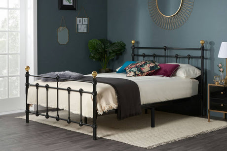 Atlas - Traditional Metal Bed Frame - Bickfords