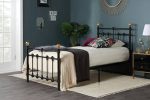 Atlas - Traditional Metal Bed Frame - Bickfords