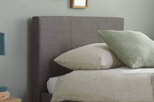 Berlin - Upholstered Grey Fabric Ottoman Bed - Bickfords