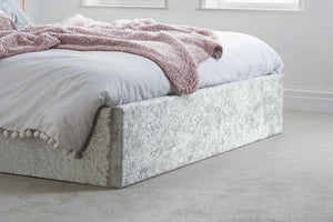 Berlin - Crushed Velvet Ottoman Bed - Bickfords