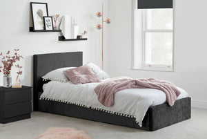 Berlin - Crushed Velvet Ottoman Bed - Bickfords