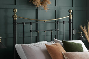 Bronte - Victorian Style Metal Bed Frame - Bickfords