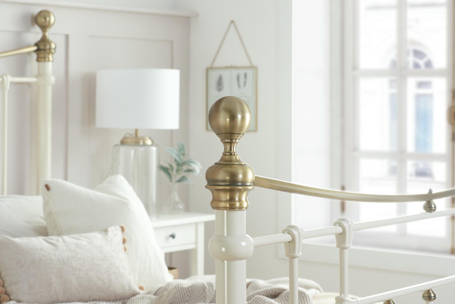 Bronte - Victorian Style Metal Bed Frame - Bickfords