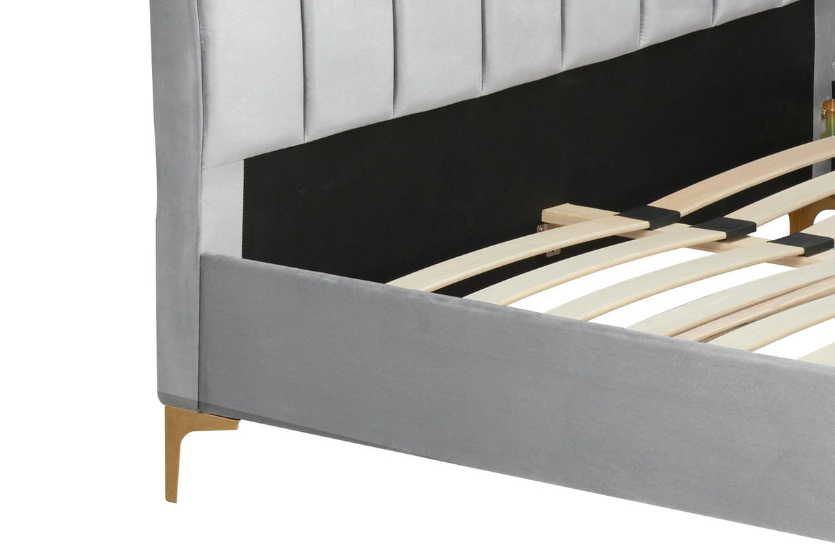 Cologne - Upholstered Button Fabric Bed - Bickfords