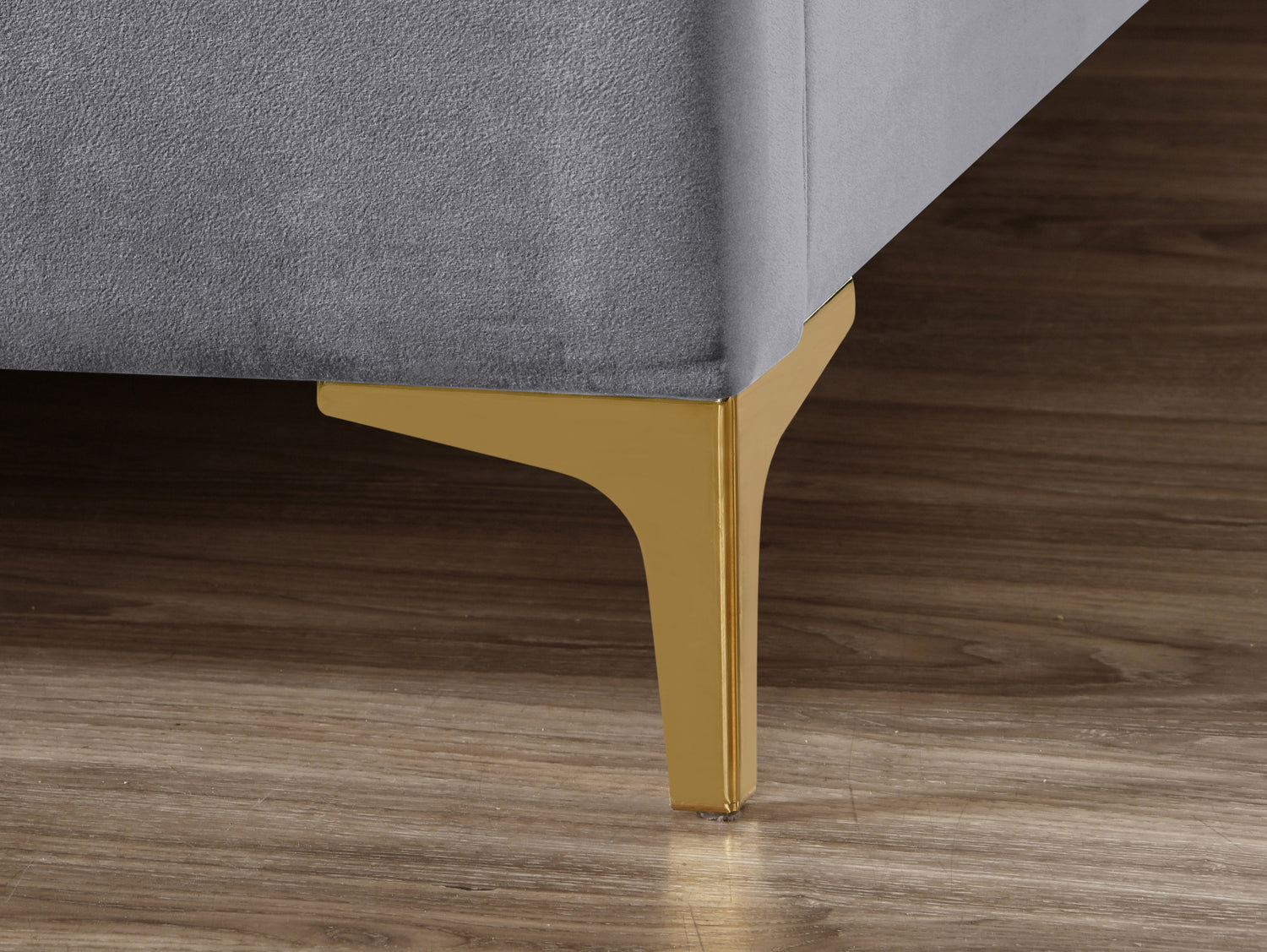 Clover - Upholstered Velvet Fabric Bed - Bickfords