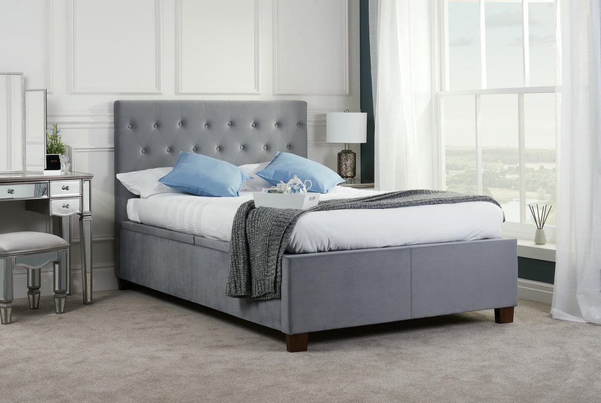 Cologne - Upholstered Fabric Ottoman Bed - Bickfords