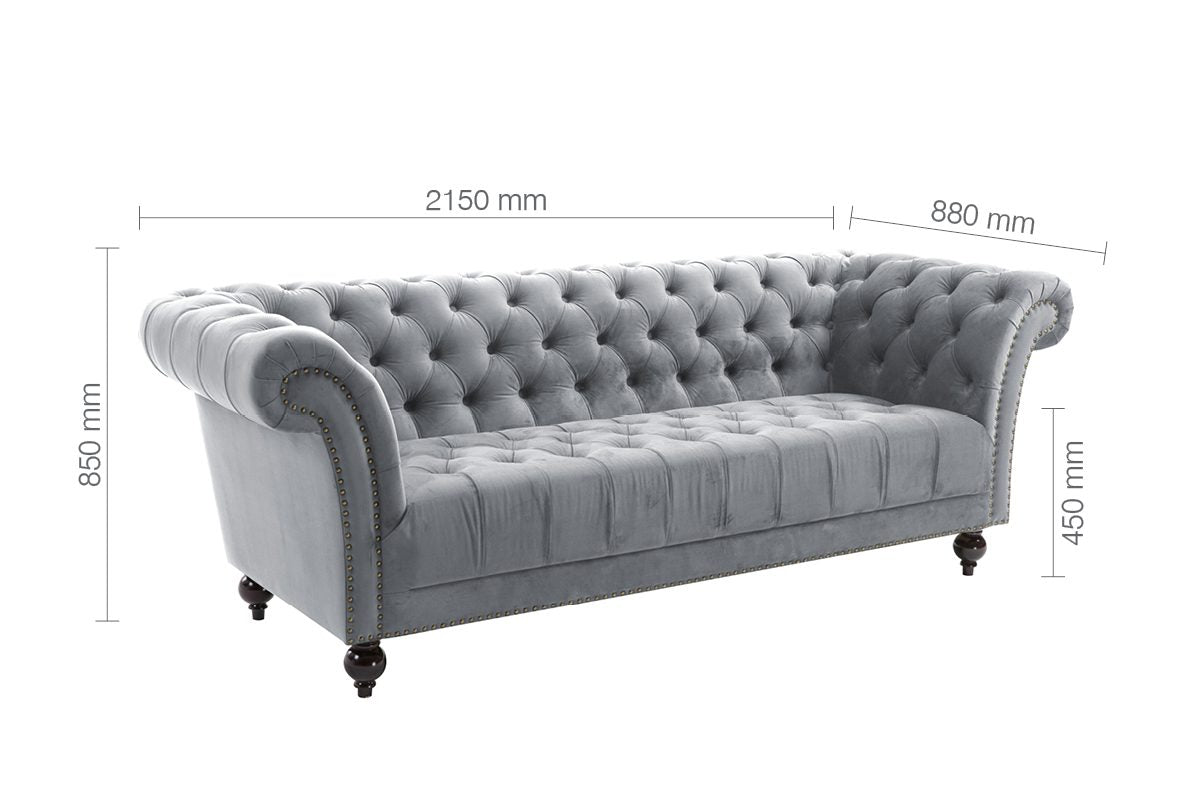 Chester 3 Seater Sofa - Bickfords