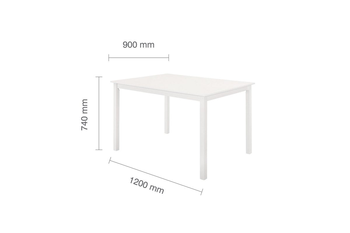 Cottesmore Rectangle Dining Table With 4 Upton Chairs - Bickfords