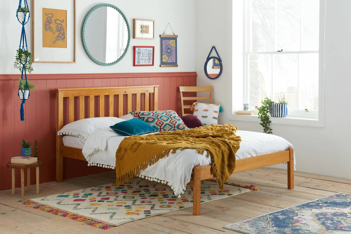 Denver - Wooden Pine Shaker Bed Frame - Bickfords