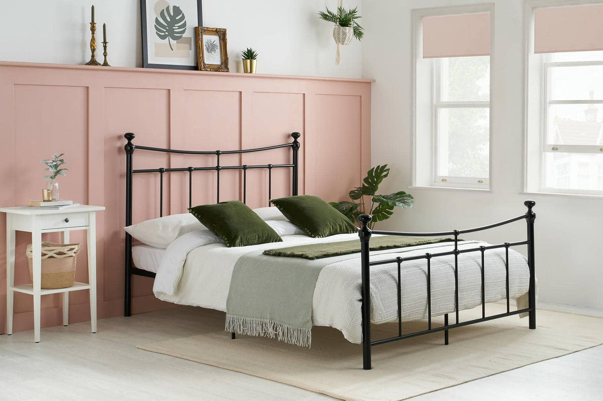 Emily - Classic Metal Bed Frame - Bickfords