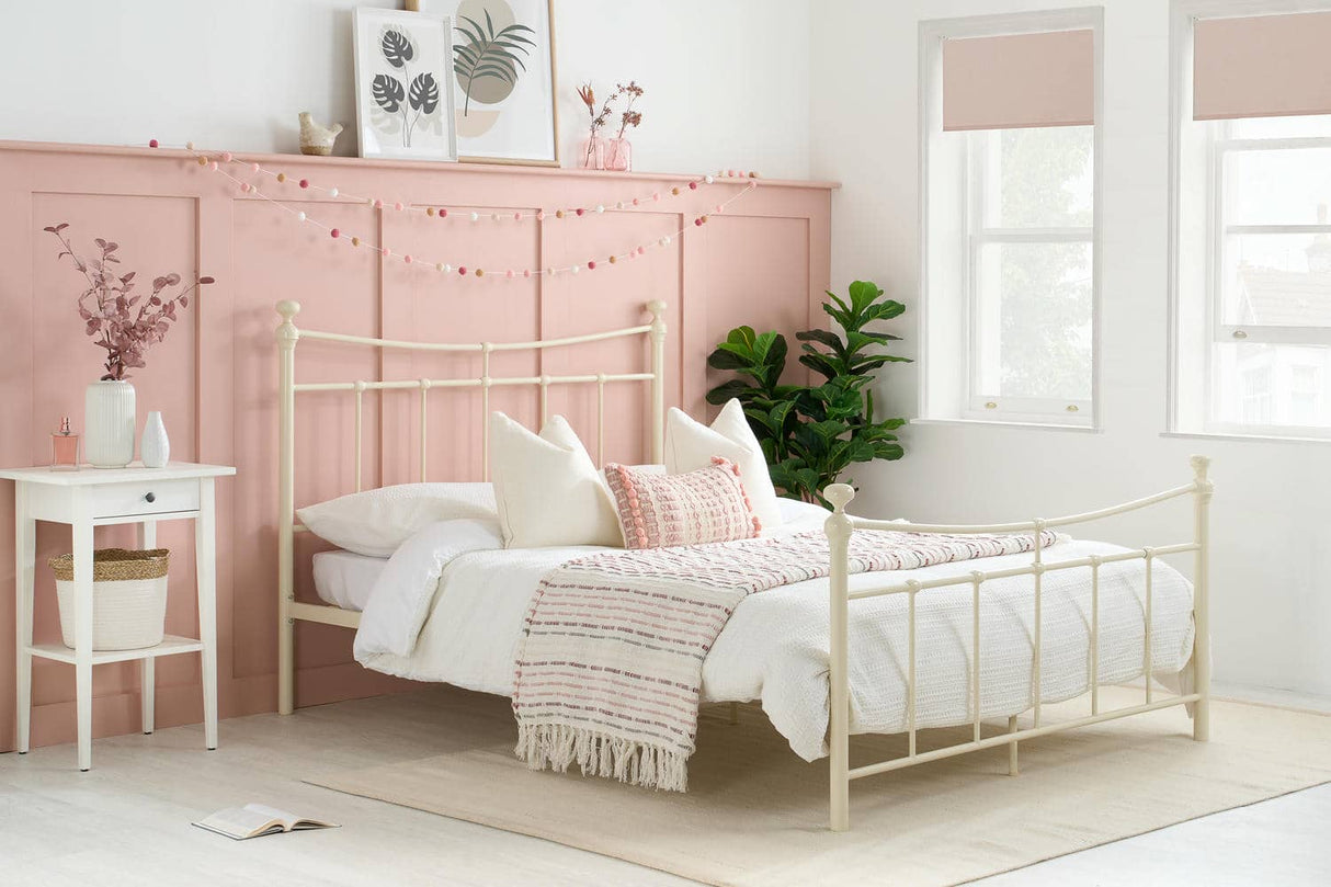 Emily - Classic Metal Bed Frame - Bickfords