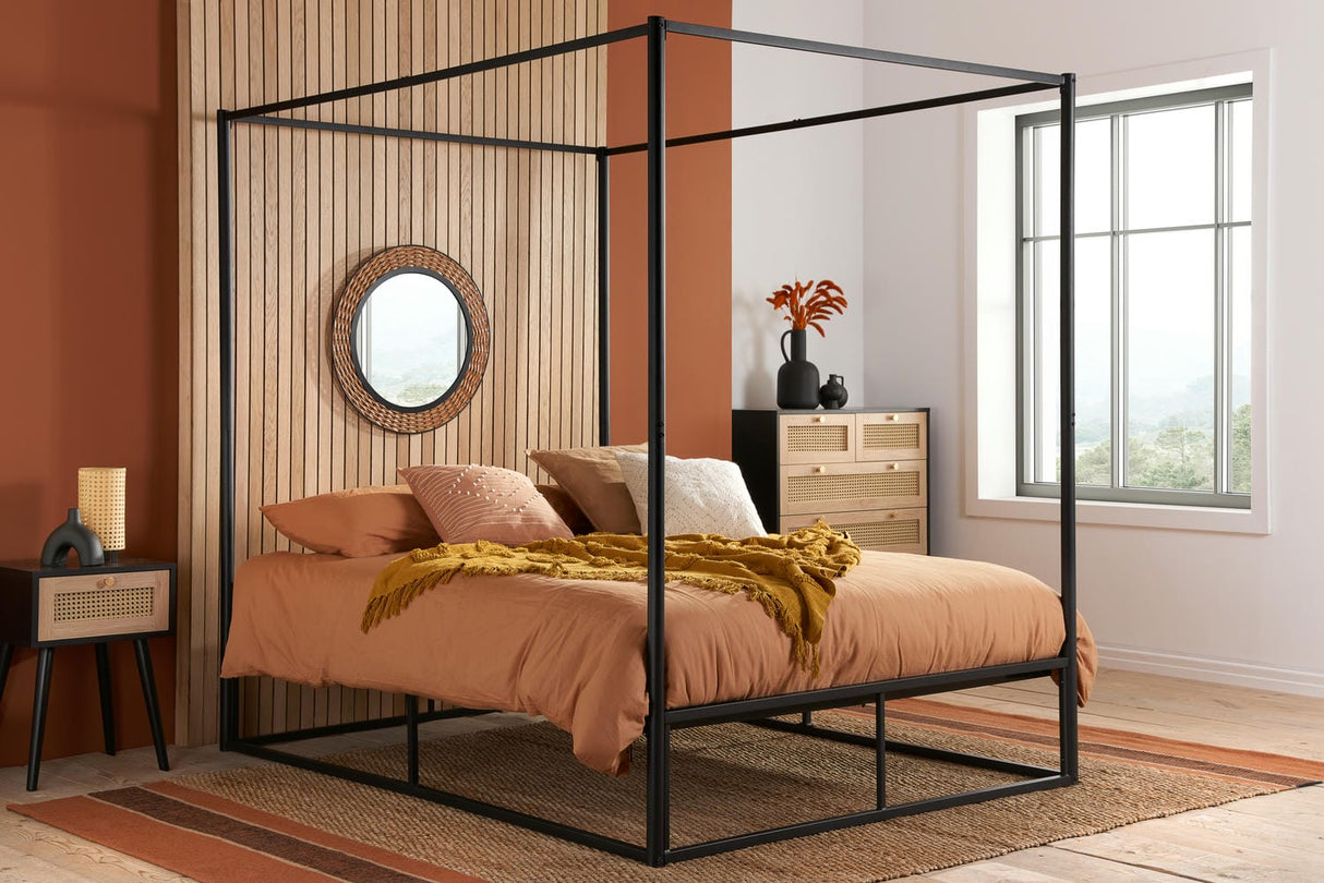 Farringdon - Metal Four Poster Bed Frame - Bickfords