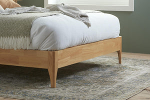 Halfden - Upholstered Bouclé Fabric Bed Frame - Bickfords